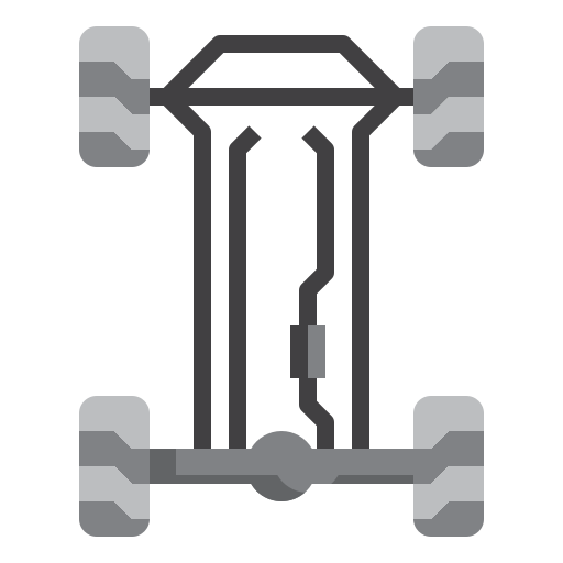 sospensione auto Generic Flat icona