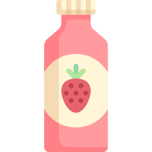 jus de fraise Special Flat Icône