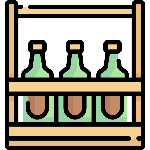 Ящик для пива Special Lineal color иконка