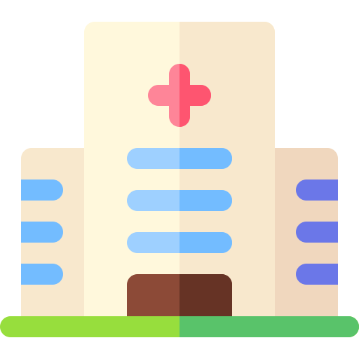 krankenhaus Basic Rounded Flat icon