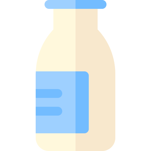 Молоко Basic Rounded Flat иконка