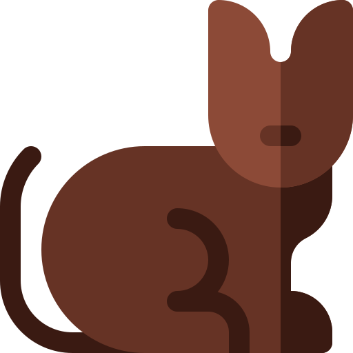 Кошка Basic Rounded Flat иконка