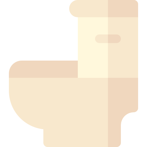 toilet Basic Rounded Flat icoon