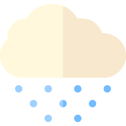 Rain Basic Rounded Flat icon