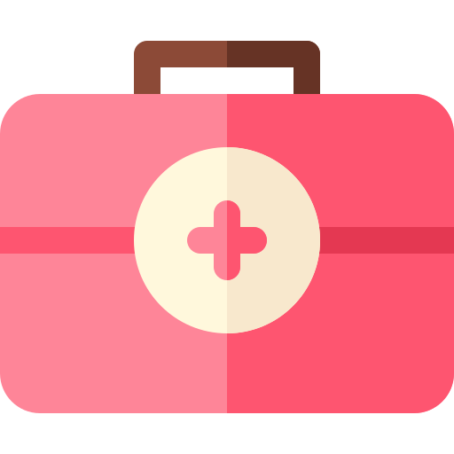 First aid kit Basic Rounded Flat icon