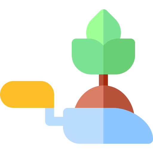 planten Basic Rounded Flat icoon