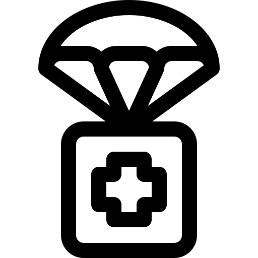 noodgeval Basic Rounded Lineal icoon