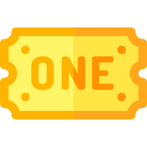티켓 Basic Rounded Flat icon