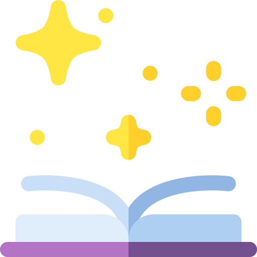 Spell book Basic Rounded Flat icon