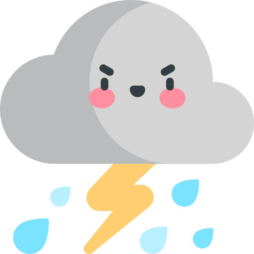 Storm Kawaii Flat icon