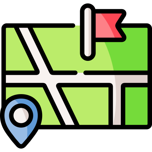 route Special Lineal color icon