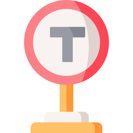 T junction Special Flat icon