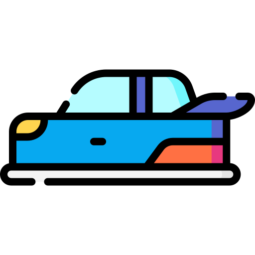 vliegende auto Special Lineal color icoon