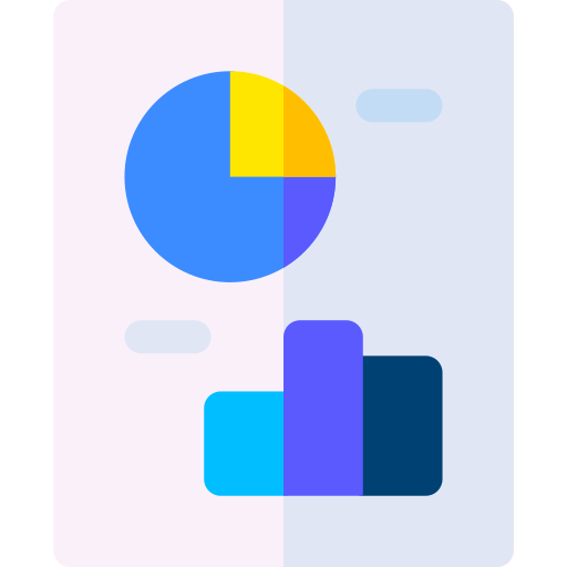統計 Basic Rounded Flat icon