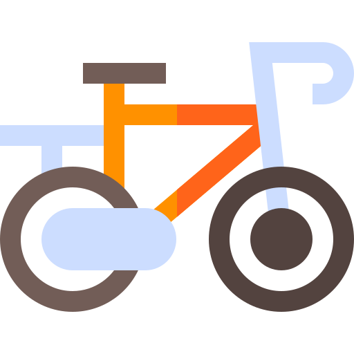 자전거 Basic Straight Flat icon