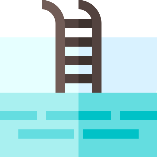 Pool Basic Straight Flat icon