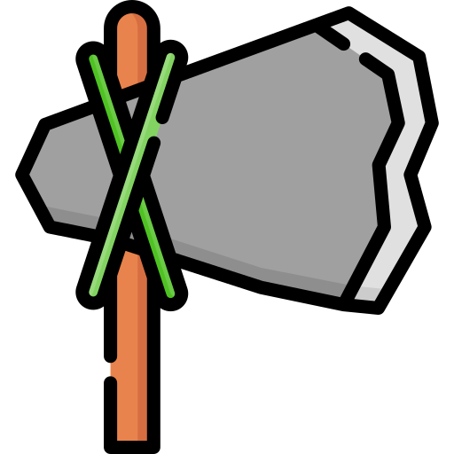 Stone axe Special Lineal color icon