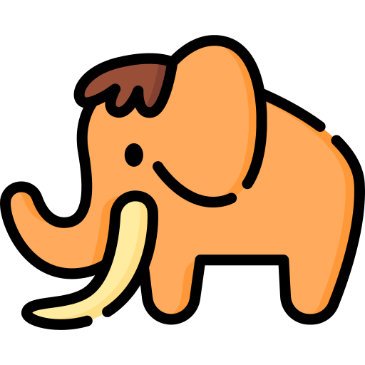 Mammoth Special Lineal color icon