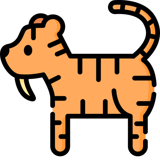 smilodon Special Lineal color icon