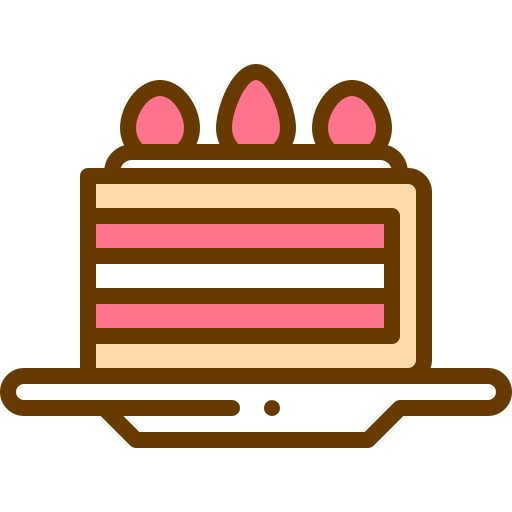 kuchen Berkahicon Lineal Color icon