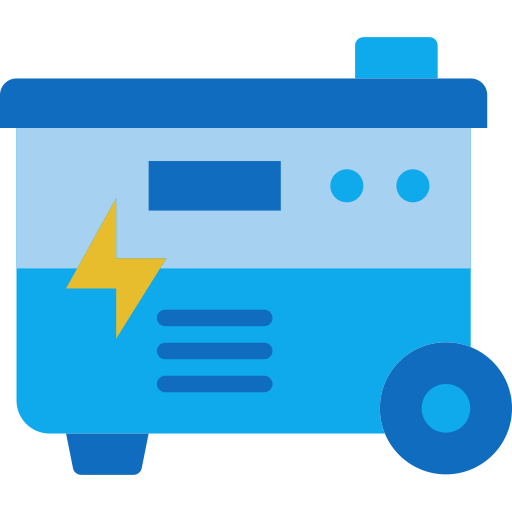 Electric generator Berkahicon Flat icon