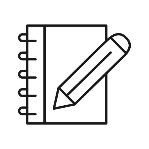 Note book Generic Thin Outline icon
