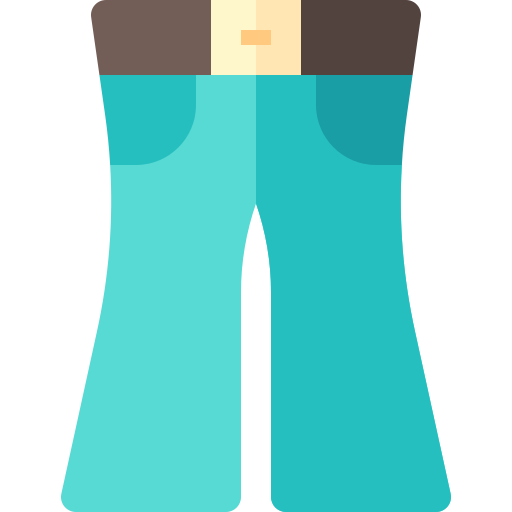 Trousers Basic Rounded Flat icon