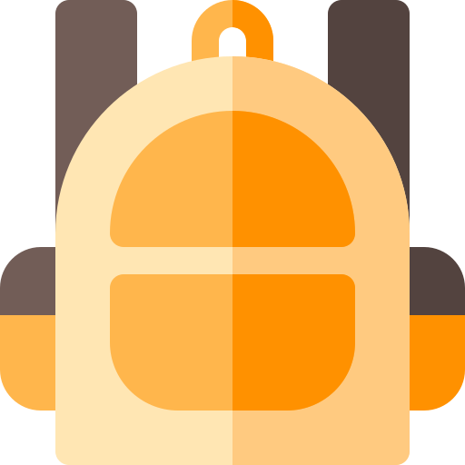 mochila Basic Rounded Flat icono