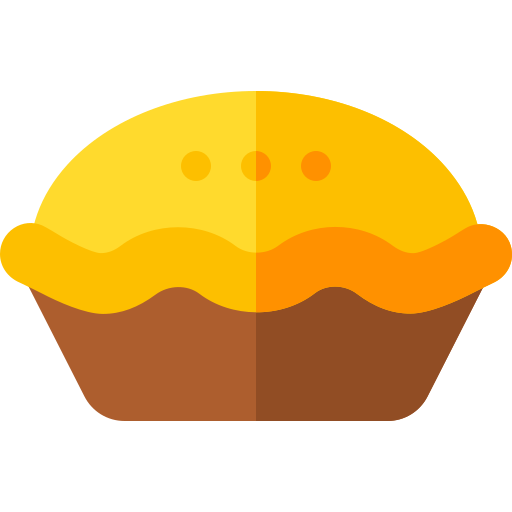 torta Basic Rounded Flat Ícone