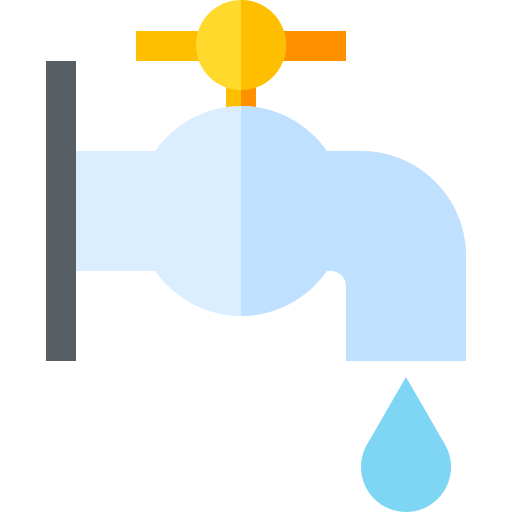 wasserhahn Basic Straight Flat icon