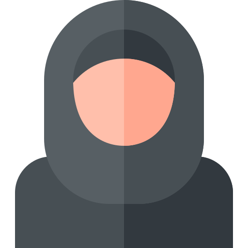 moslim Basic Straight Flat icoon