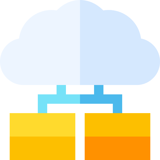 distribución Basic Straight Flat icono