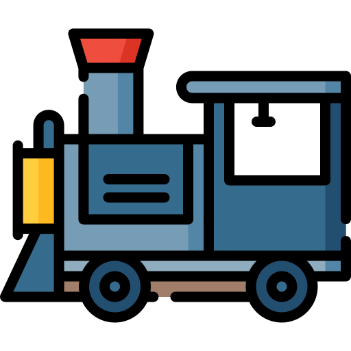 Locomotive Special Lineal color icon