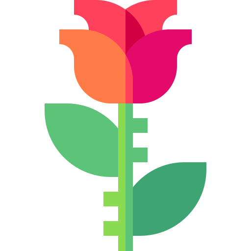 Цветок Basic Straight Flat иконка