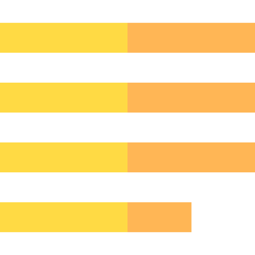 Left alignment Basic Straight Flat icon