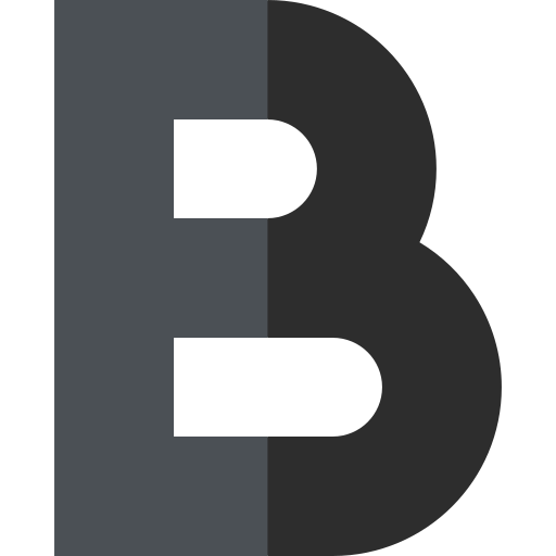 pogrubiony Basic Straight Flat ikona