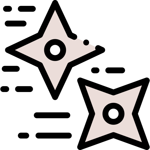 shuriken Detailed Rounded Lineal color icon