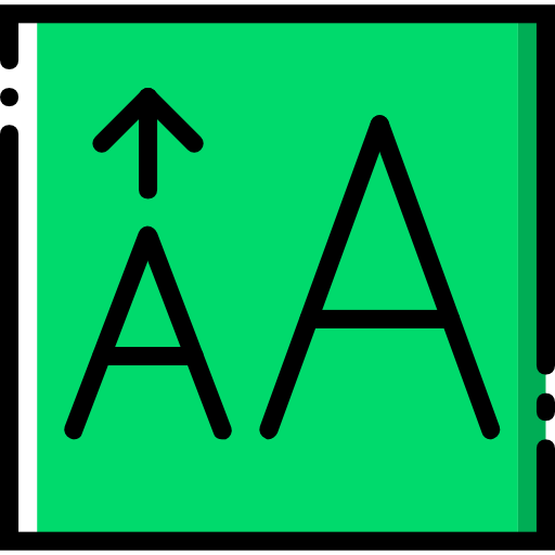 大文字 Basic Miscellany Lineal Color icon