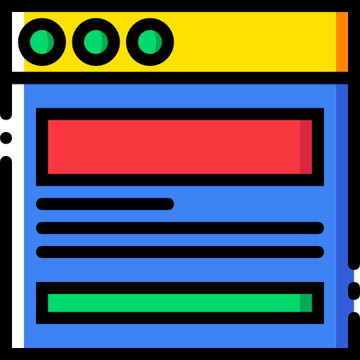 Browser Basic Miscellany Lineal Color icon