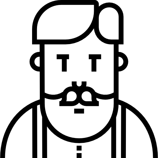 hipster Detailed Straight Lineal icon