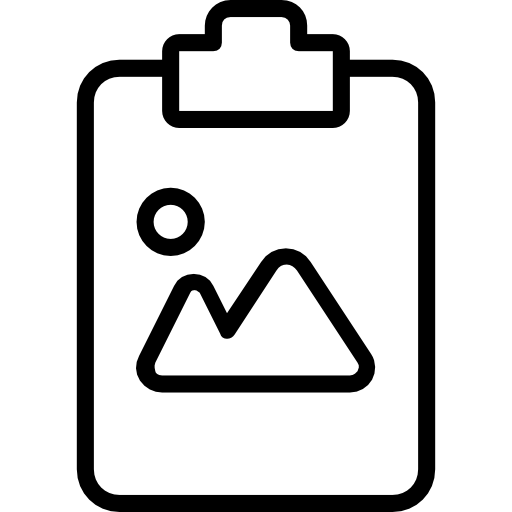 클립 보드 Basic Miscellany Lineal icon