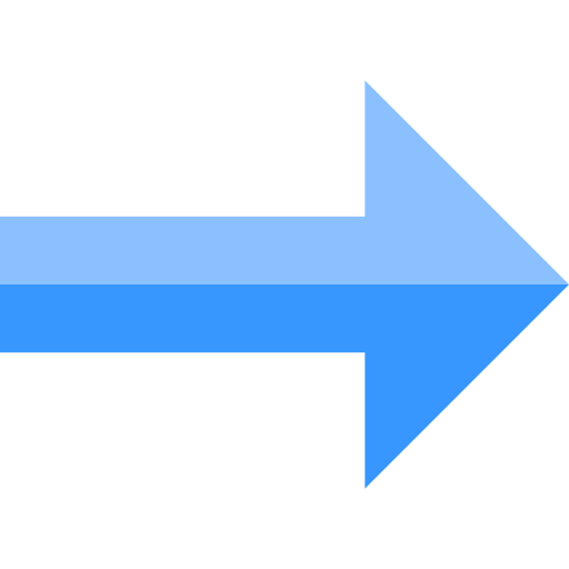 右矢印 Basic Straight Flat icon