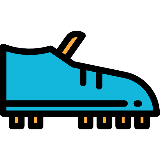 Shoe Detailed Rounded Lineal color icon