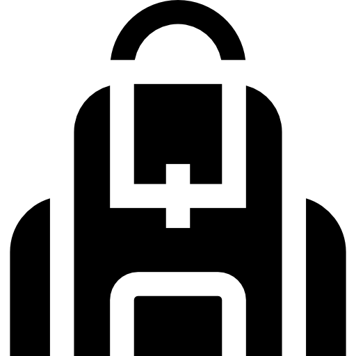 rucksack Basic Straight Filled icon