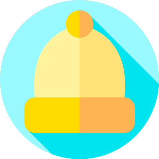 mütze Flat Circular Flat icon