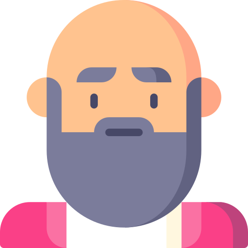 Bald Special Flat icon