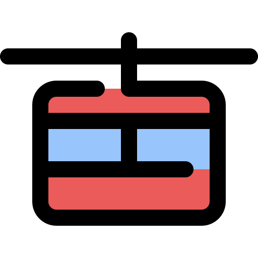seilbahn Generic Outline Color icon