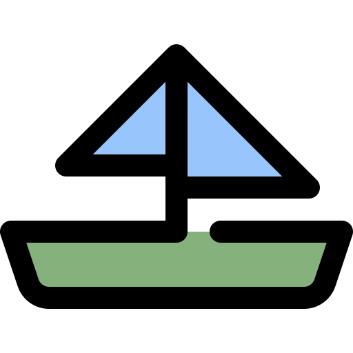 bateau Generic Outline Color Icône