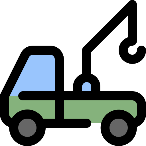 レッカー車 Generic Outline Color icon