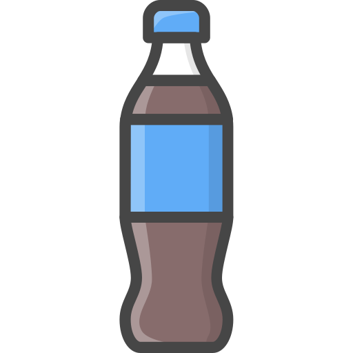 bottiglia di soda Generic Outline Color icona